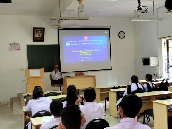 Campus to Corporate – Pre-Placement Talk by Mr. Raghuttama Acharya