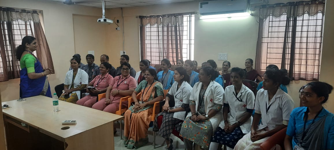 Emotional Intelligence and Behavioural Modification for better patient care-Training Programme for healthcare professionals at Adarsha Hospital Udupi