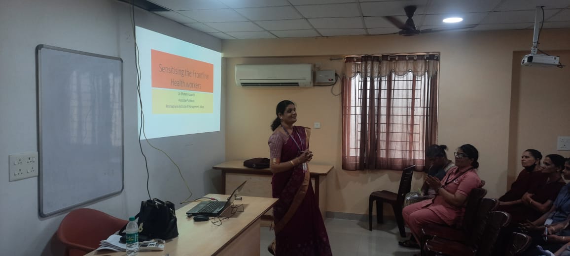 Sensitising the Healthcare warriors to patient needs- Training Program for Frontline Healthcare professionals at Adarsha Hospital Udupi