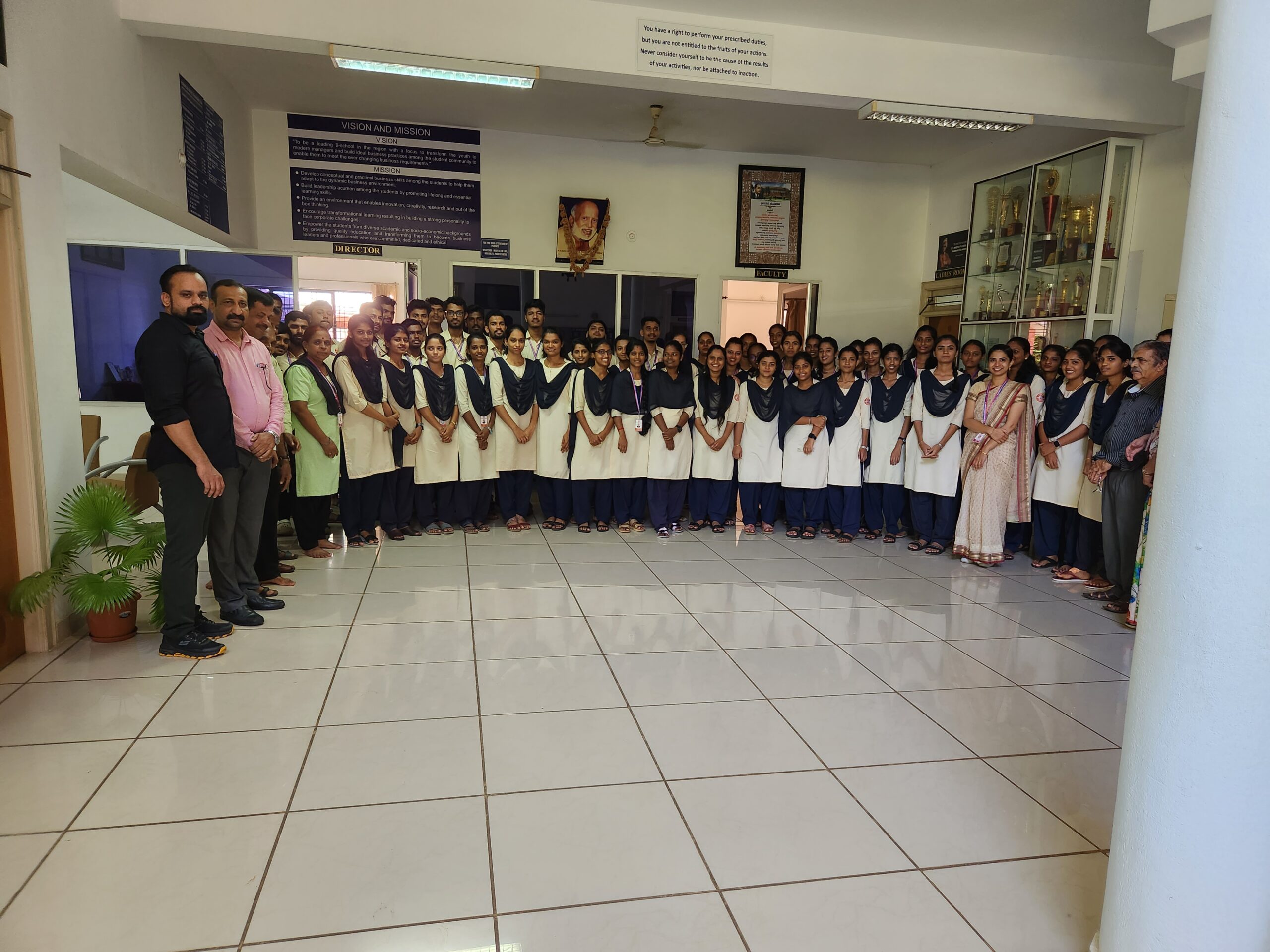 The Preamble Reading-‘International Day of Democracy’ celebrated at Poornaprajna Institute of Management